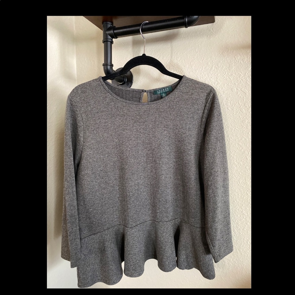 🖤Lauren Ralph Lauren Peplum Top🖤